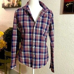 Frank & Eileen longsleeve button front size S